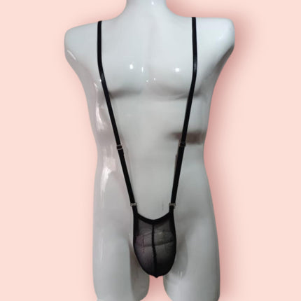 Ropa Interior sexy Tirante Bikini Negro Cedrus