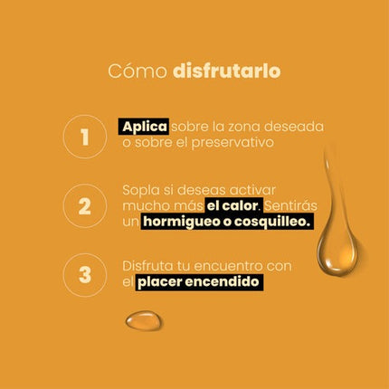 Lubricante Caliente Electrizante 30 ml Crema de whisky