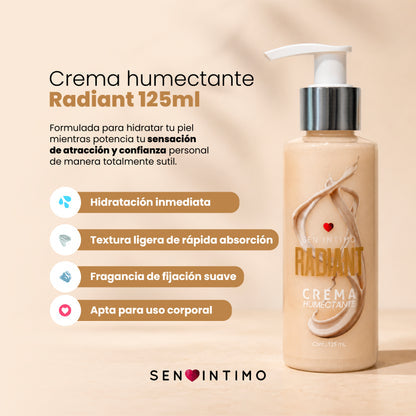Crema Humectante Radiant con Attract 125ml – Sen Íntimo