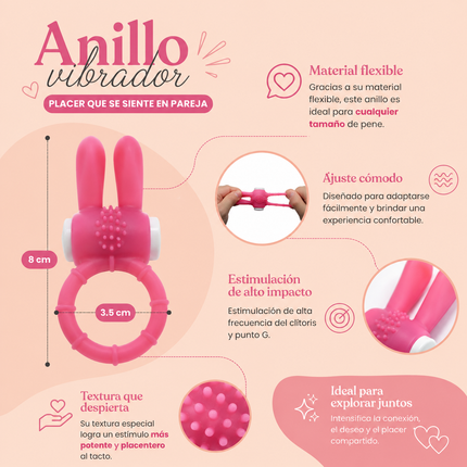 Anillo Rabbit Vibrating