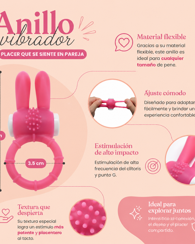 Anillo Rabbit Vibrating