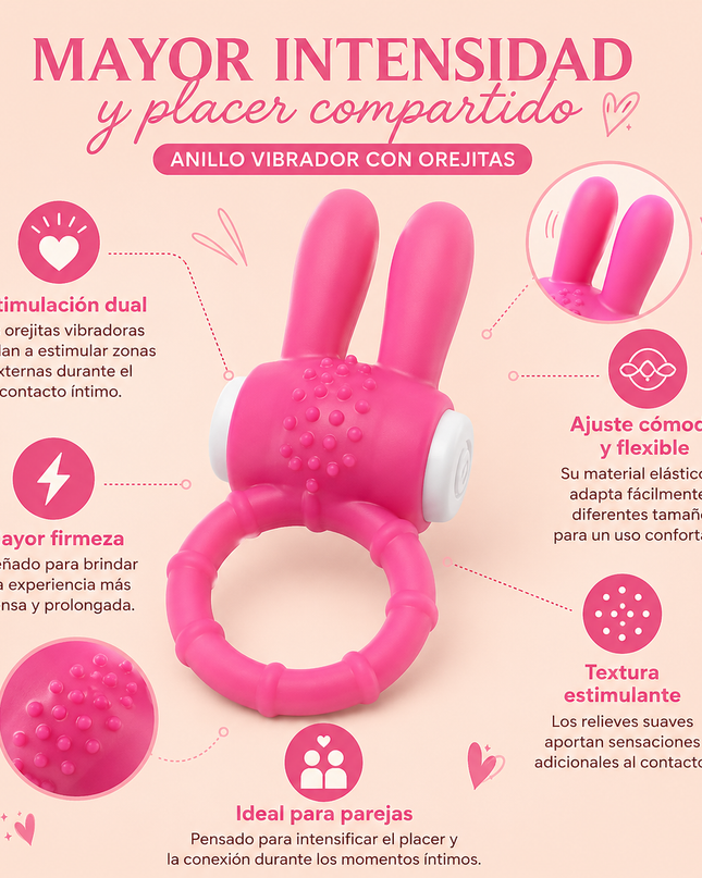 Anillo Rabbit Vibrating