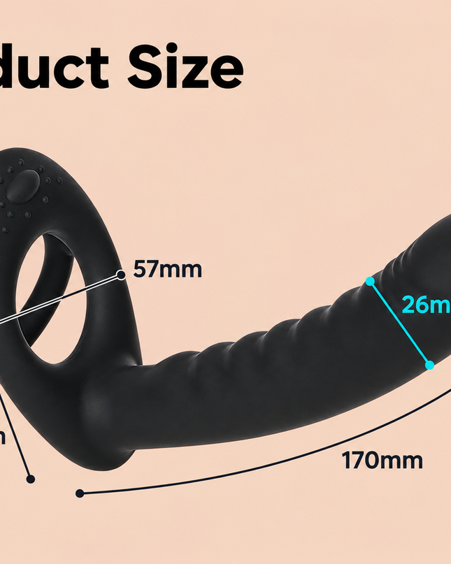 Anillo Doble Penetracion Anal Plug Control