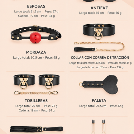 Set Premium Bdsm Con Maletin De Lujo