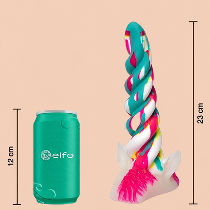 Dildo Dickornio Mediano Rainbow Elfo