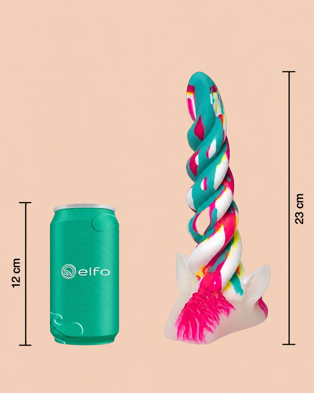 Dildo Dickornio Mediano Rainbow Elfo