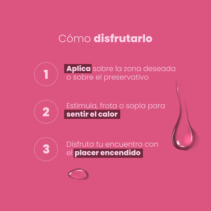 Lubricante Íntimo Caliente con Sabor a Cereza 30 ml – Sen Íntimo
