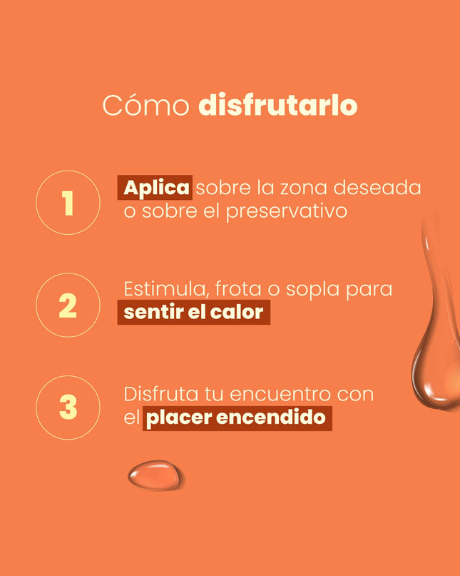 Lubricante Íntimo Caliente con Sabor Tropical 30 ml – Sen Íntimo