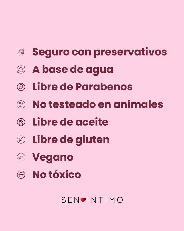 Lubricante Íntimo Caliente con Sabor a Cereza 30 ml – Sen Íntimo
