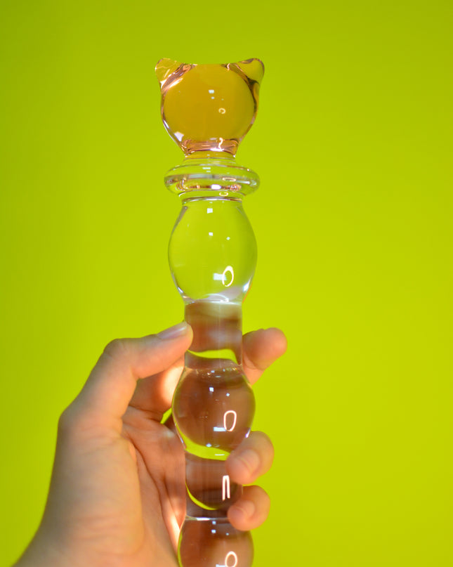 Dildo Vidrio Gato