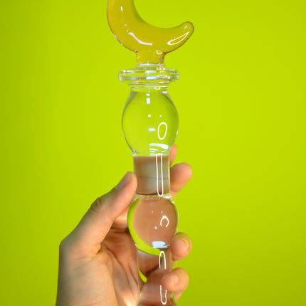Dildo Vidrio Luna 20 cm