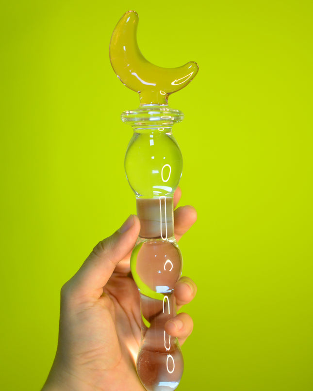 Dildo Vidrio Luna 20 cm