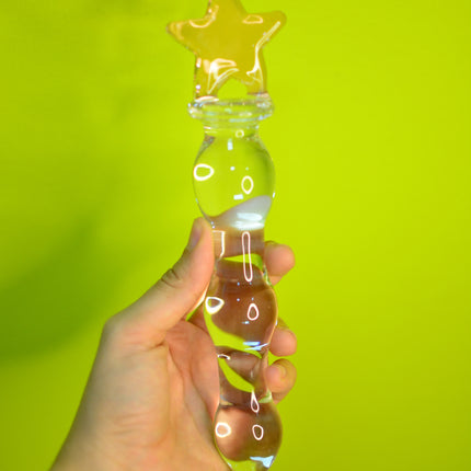 Dildo Vidrio Estrella 20 cm