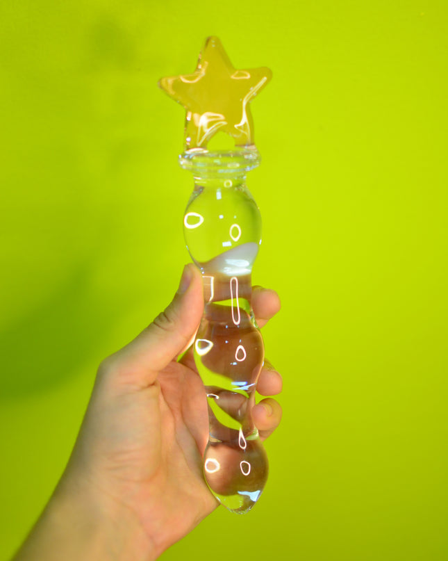 Dildo Vidrio Estrella 20 cm