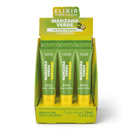 Lubricante Elixir Manzana Verde 15ml