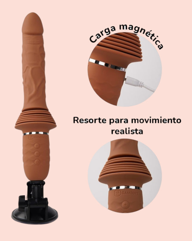 Dildo Impulsor Realista Flexia Raw Pro