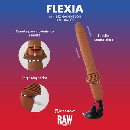 Dildo Impulsor Realista Flexia Raw Pro