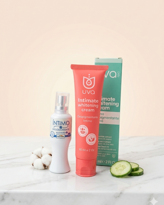 Kit Cuidado Íntimo Radiante – Despigmentante + Desodorante