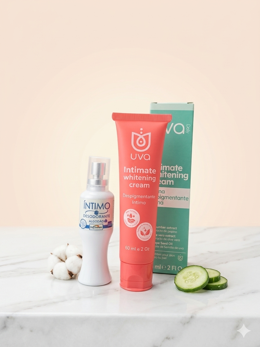 Kit Cuidado Íntimo Radiante – Despigmentante + Desodorante