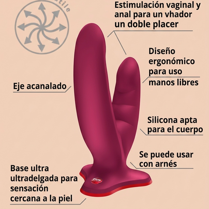 Ryde Consolador De Doble Estimulación