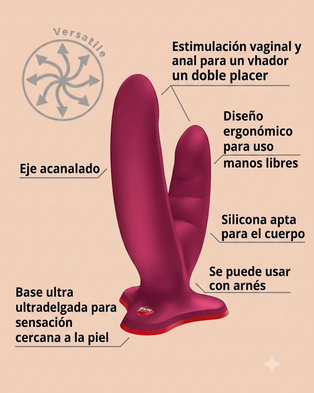 Ryde Consolador De Doble Estimulación