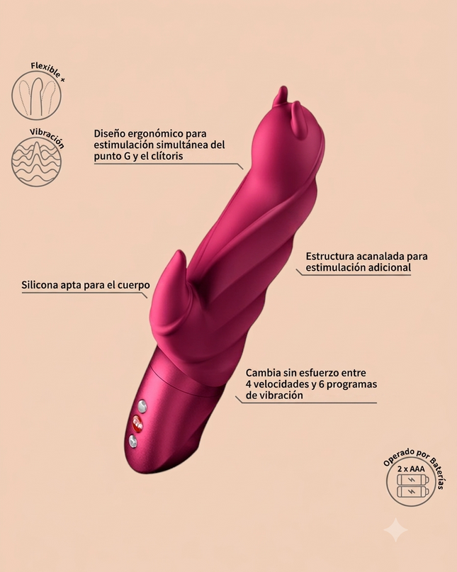 Darling Devil Vibrador De Doble Estimulación
