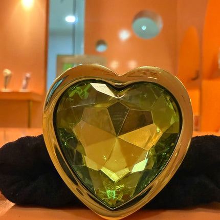 PLug Anal Dorado Corazon