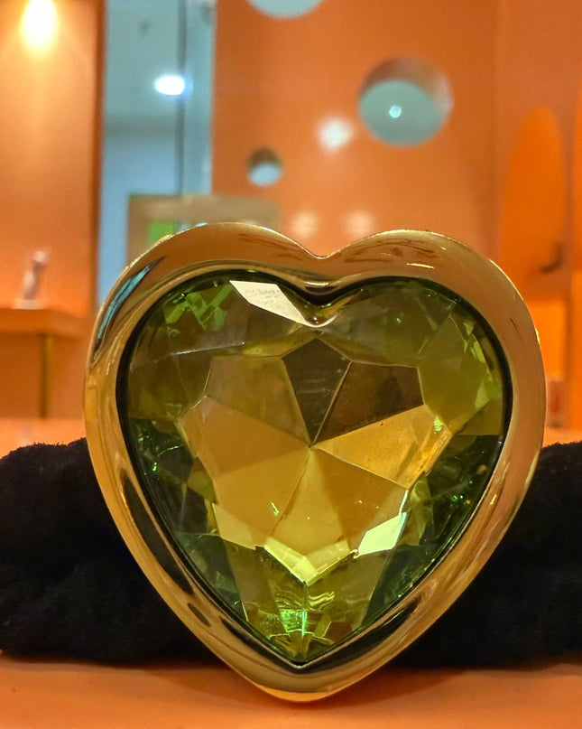 PLug Anal Dorado Corazon
