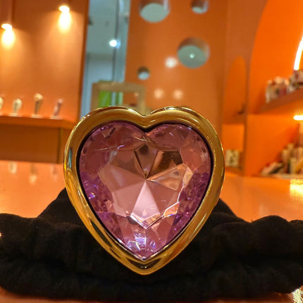 PLug Anal Dorado Corazon