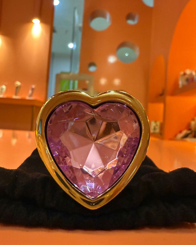 PLug Anal Dorado Corazon