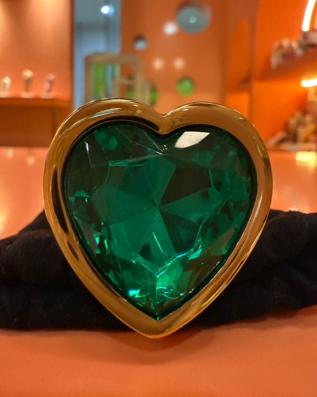 PLug Anal Dorado Corazon