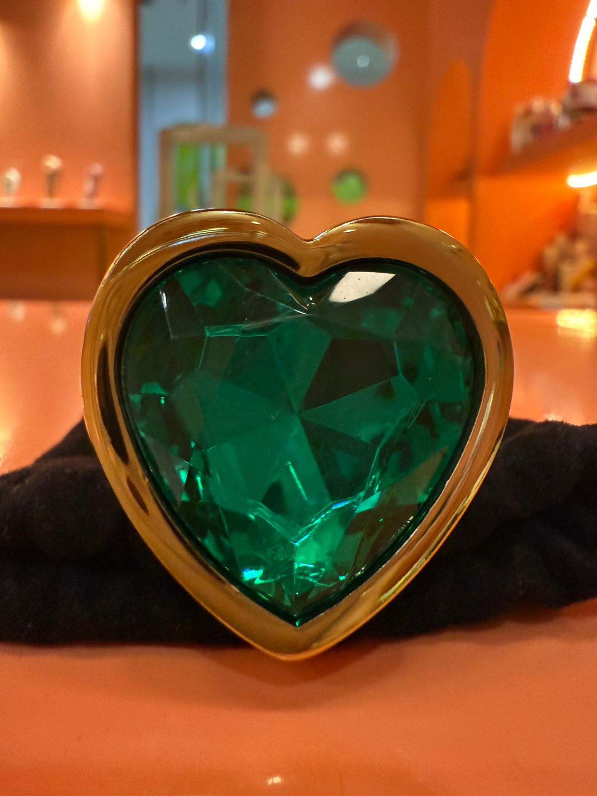 PLug Anal Dorado Corazon