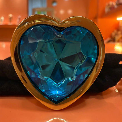 PLug Anal Dorado Corazon