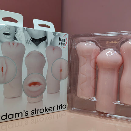 Set de Masturbadores Adam Stroker x3