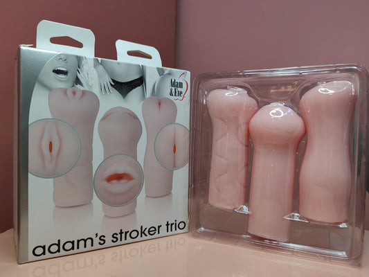 Set de Masturbadores Adam Stroker x3