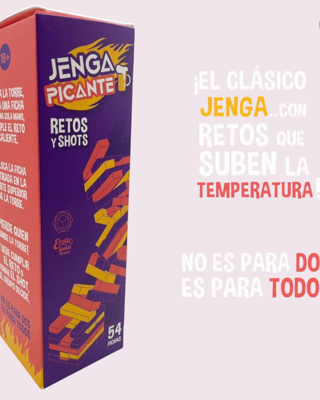 Juego Jenga Sex Grupal