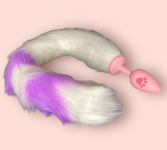 Plug Cola De Zorro Footprint Blanco Morado Talla S