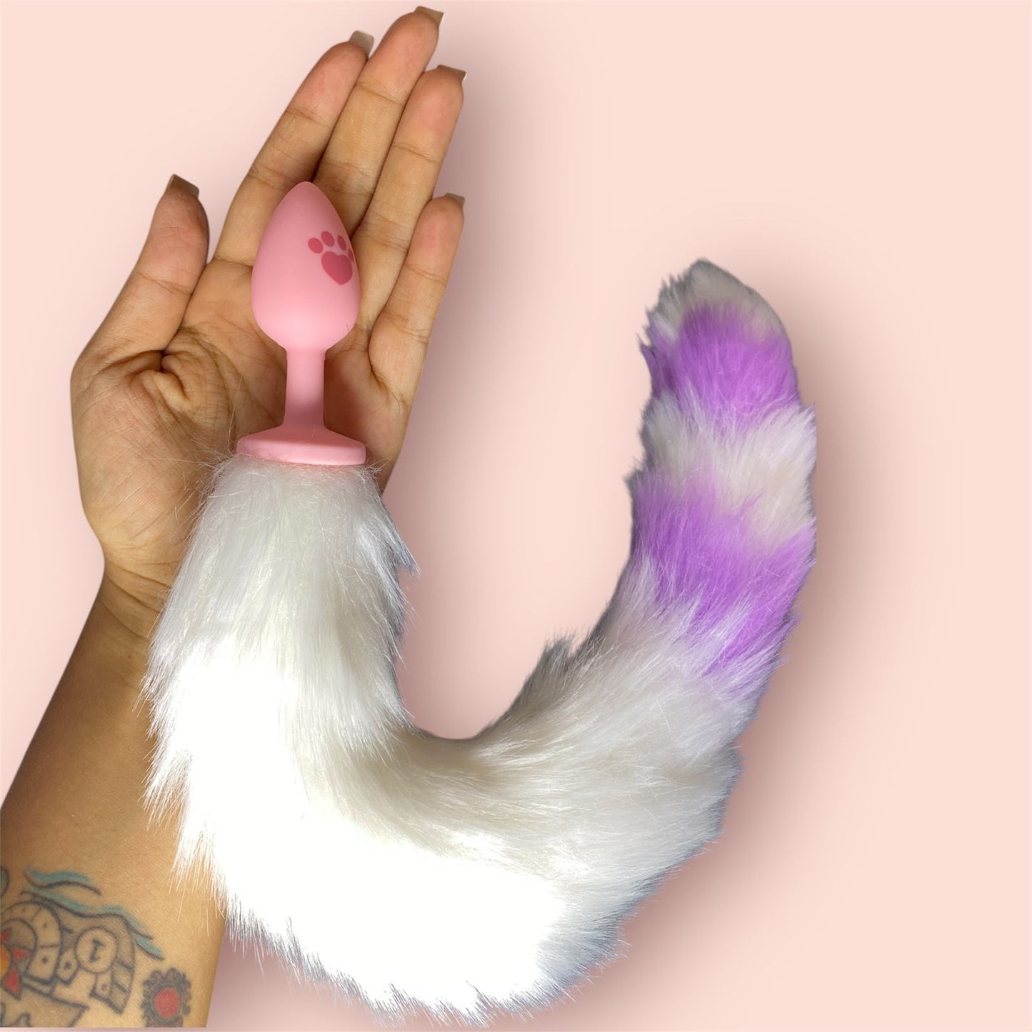 Plug Cola De Zorro Footprint Blanco Morado Talla S