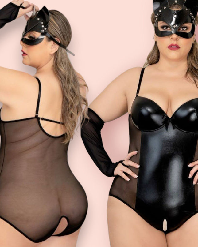 Disfraz Body Gata Curvy