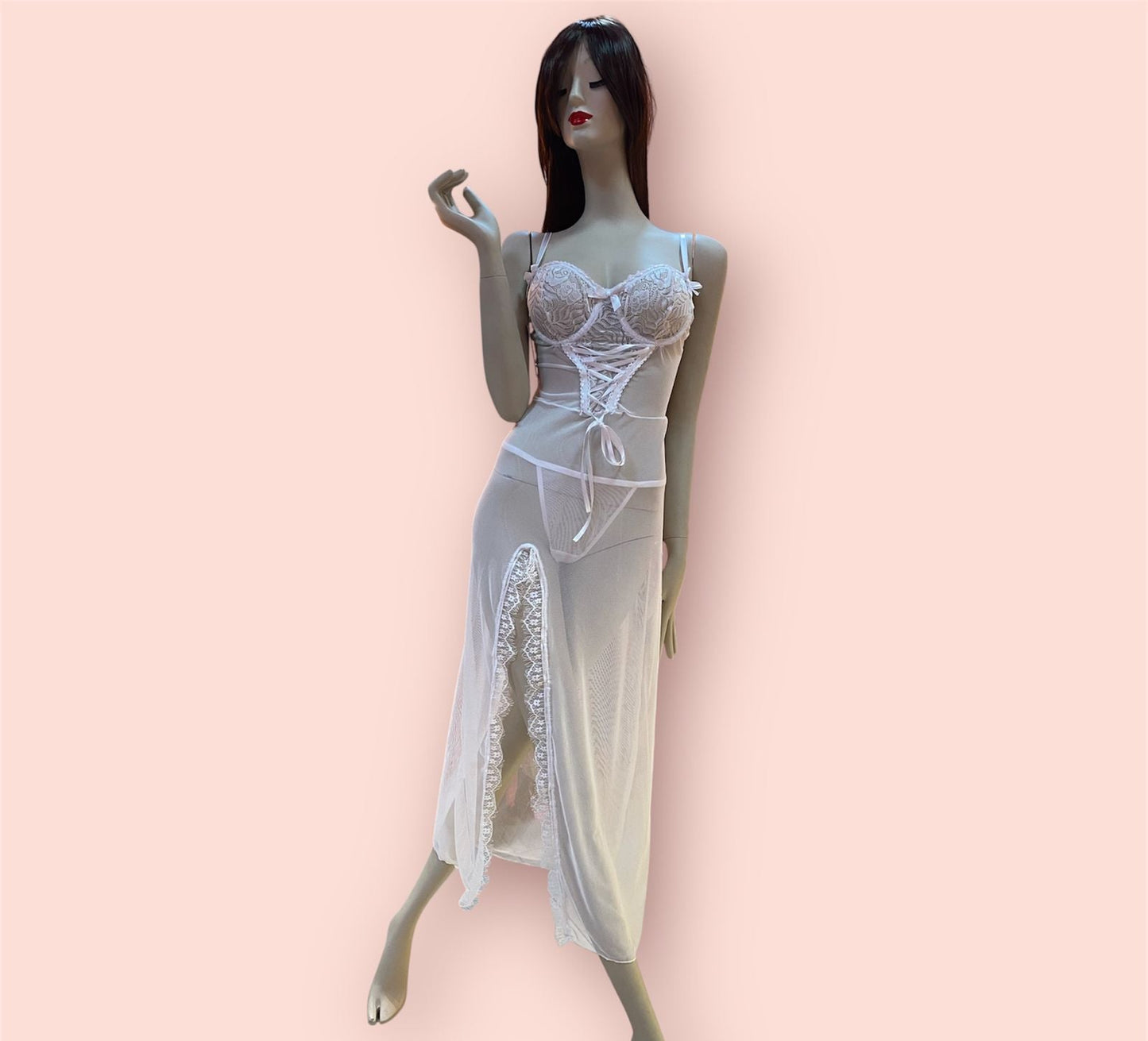 Baby Doll Largo Blanco Ref.B45