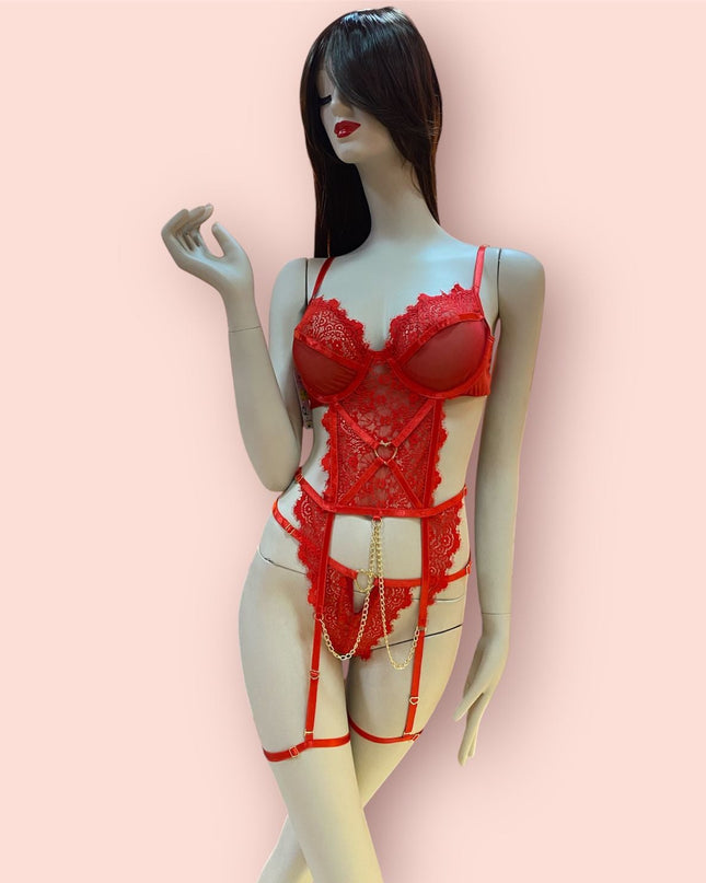 Bustier Rojo Amour Ref.B48