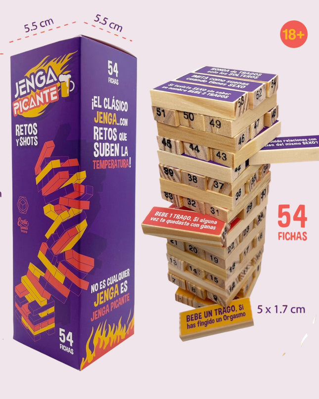 Juego Jenga Sex Grupal