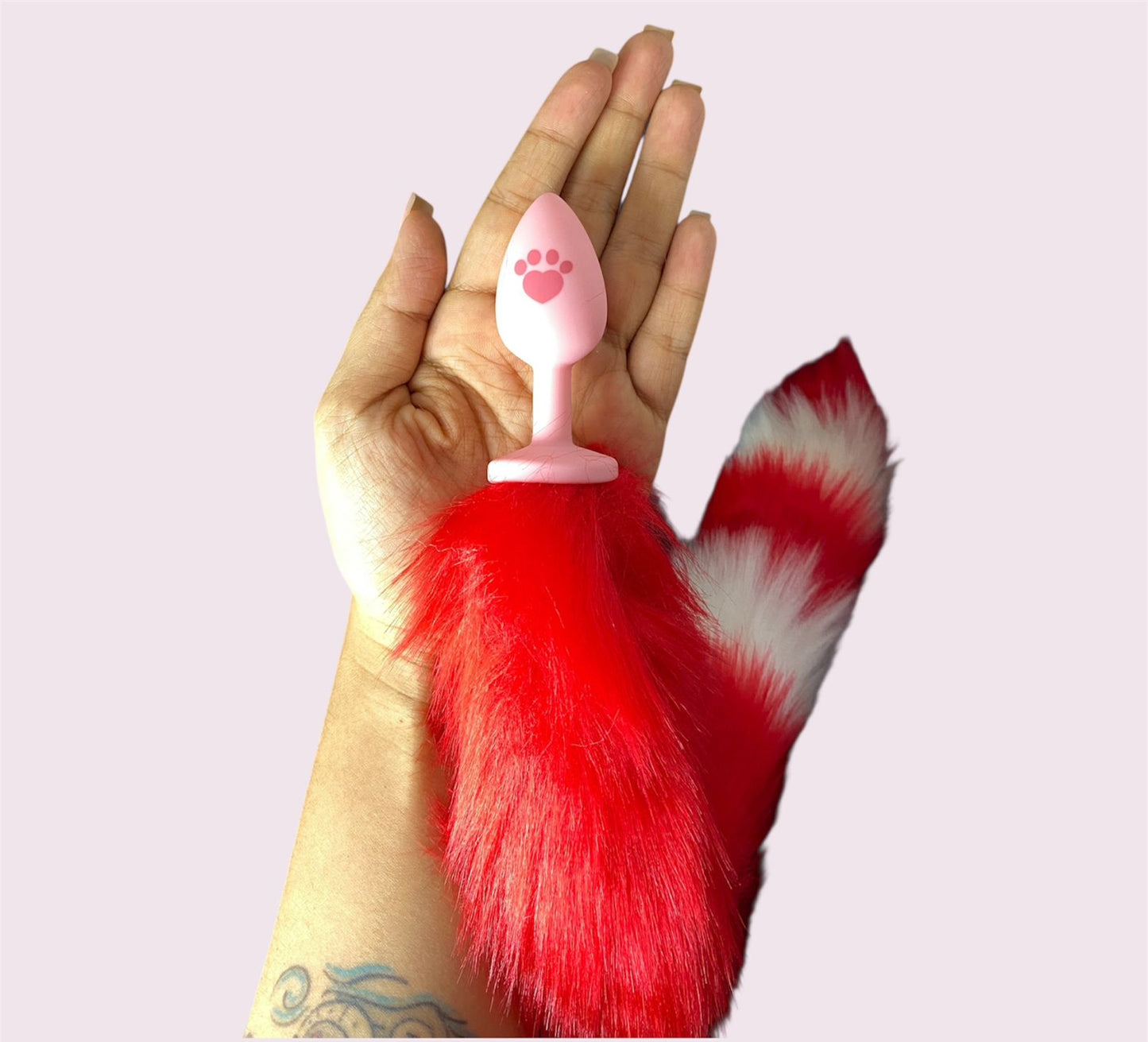 Plug Cola De Zorro Footprint Rojo Talla S