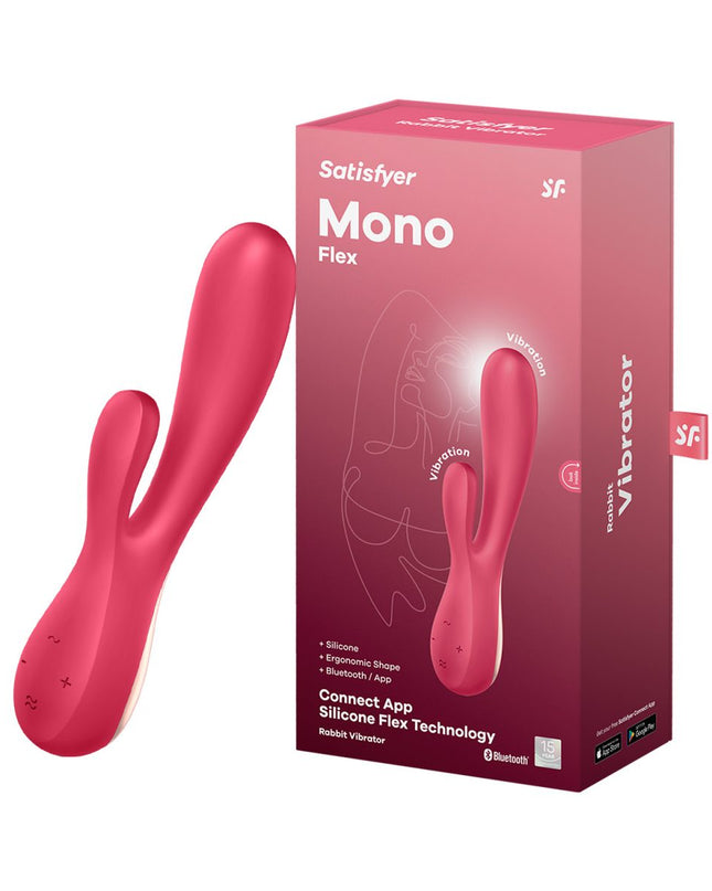 Vibrador Satisfyer Mono Flex con APP Rojo
