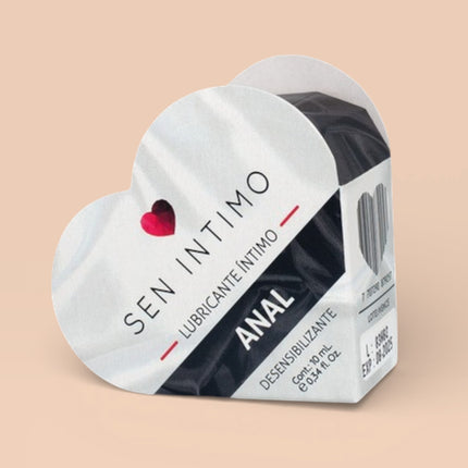 Lubricante Anal Corazón X 10 Ml Sen Intimo