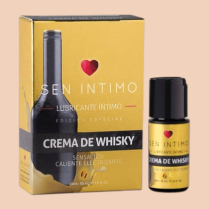 Lubricante Caliente Electrizante 30 ml Crema de whisky