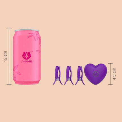 Estimulación Doble Love Breast Clip Shande