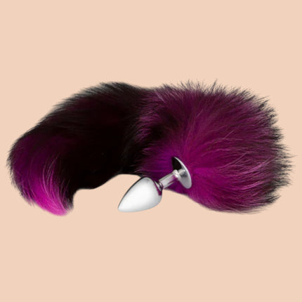 Plug Cola de Zorro Magenta S