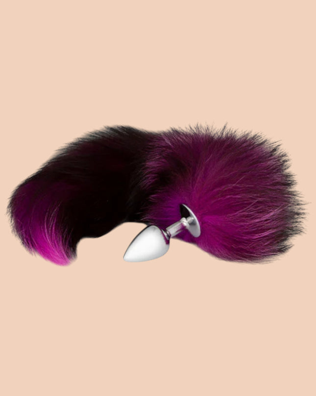 Plug Cola de Zorro Magenta S