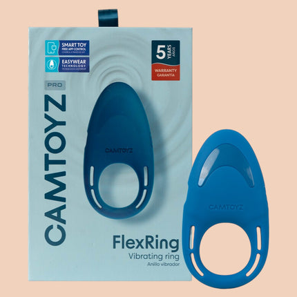 Flexring Anillo vibrador para el pene con App Camtoyz